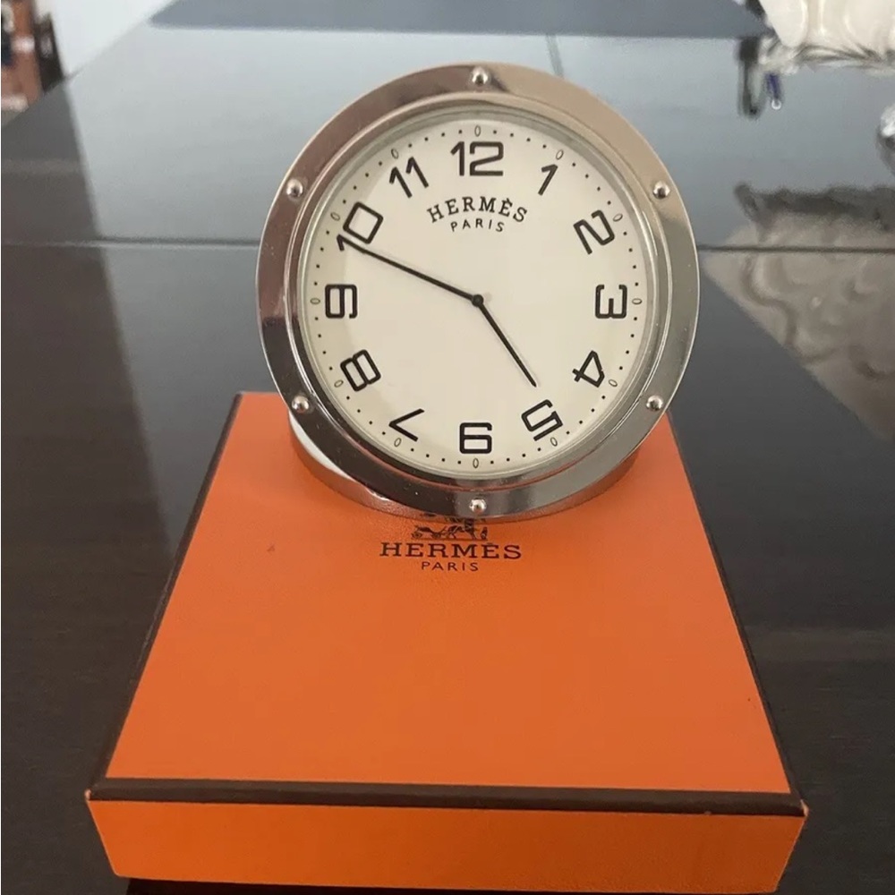 Hermes Clipper table/ travel clock